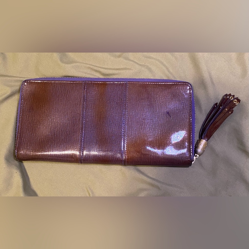 Cole Haan Purple Continental Wallet - Picture 2 of 7